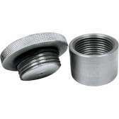 GAS CAP W/BUNG WELDON RAW