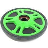 WHEEL,IDL-6.38 SPOKED(1L-5/8DIA INSR)GRN