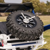 SPARE TIRE MOUNT - WHITE