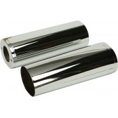 UPPR FORK TUBE CVRS CHROME +2